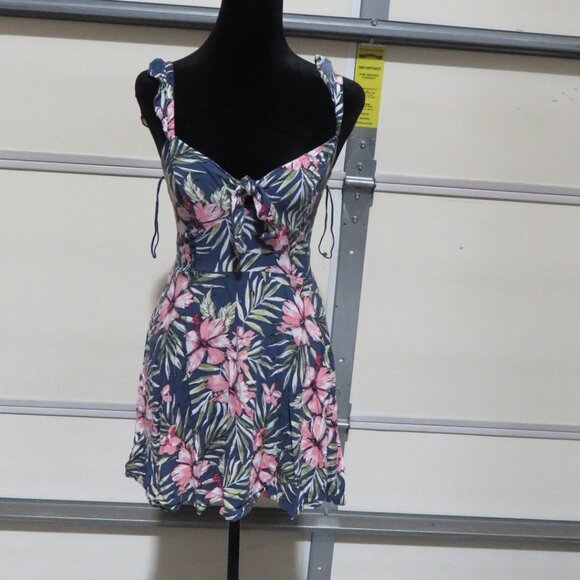 BOGO Prince & Fox Dress Floral Mini dress sundress XS or XSP Petite flowy - Picture 1 of 8